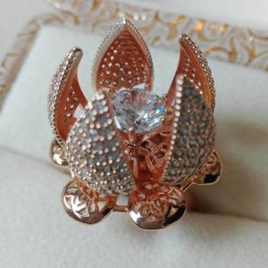 Flower Bloom Ring For Girls With A Beautiful Ring Box