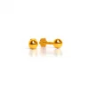 PURE 21K SINGLE GOLD BALL NOSE PIN