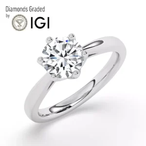 1.5 carat lab grwon diamond Ring