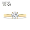 Lab grwon diamond engagement Ring 01